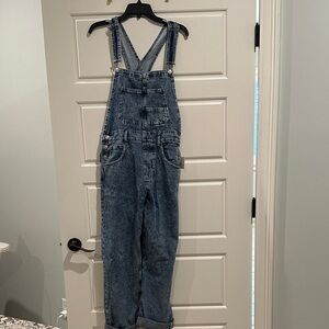 Free People Denim Overalls
